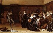 CODDE, Pieter Musical Company dfg Germany oil painting reproduction